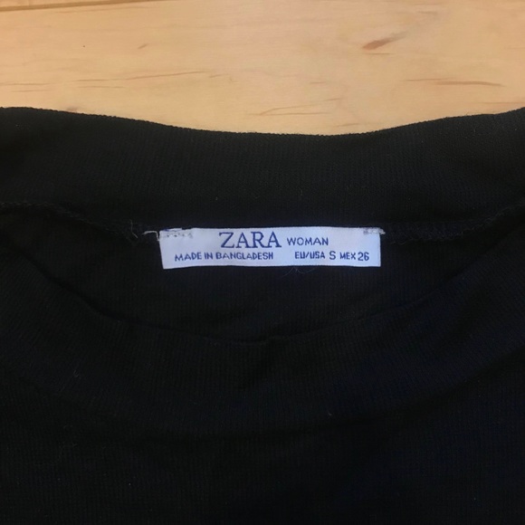 Black tee from Zara - Picture 2 of 3